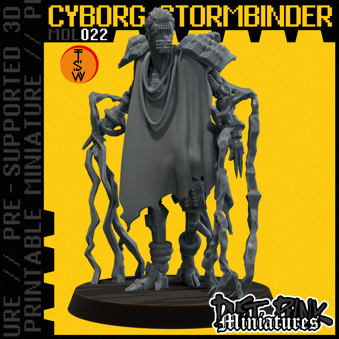 MDL022 CYBORG STORMBINDER [PRE-SUPPORTED]
